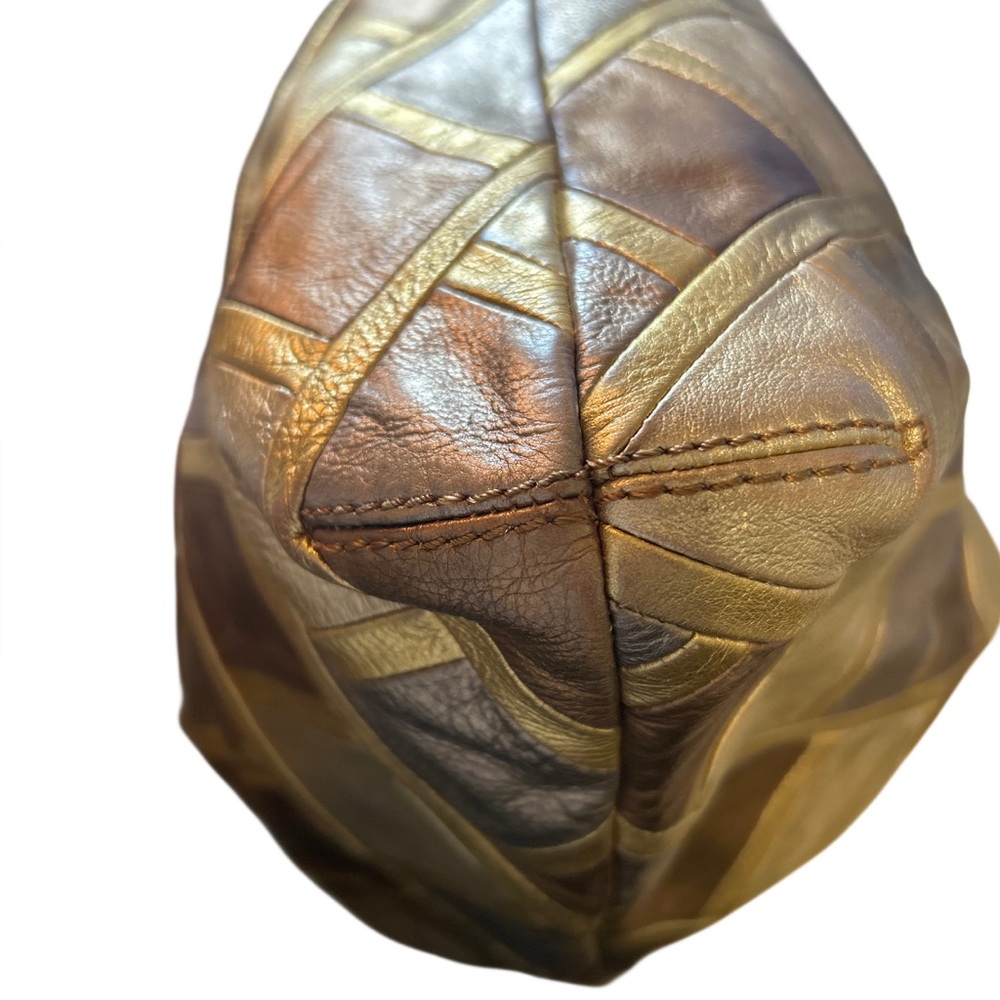 Michael Kors Bronze Metallic Hobo Bag - Picture 7 of 8